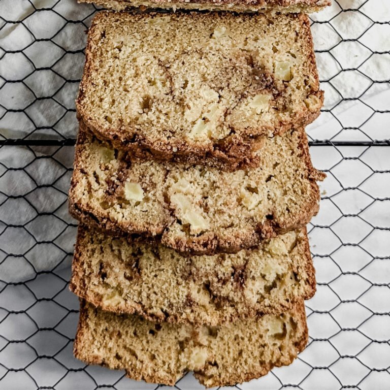 gluten free cinnamon apple bread