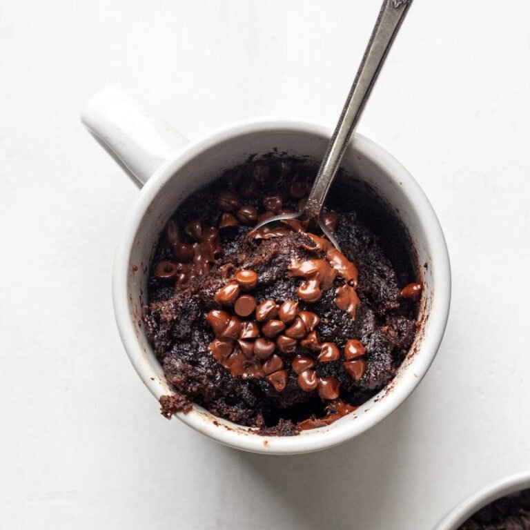 chocolate chip mug cake