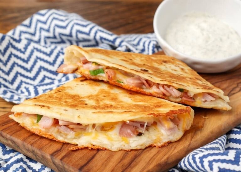 ham and cheese quesadilla