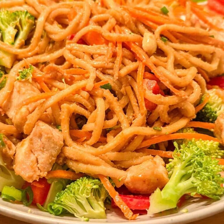 spicy peanut noodles